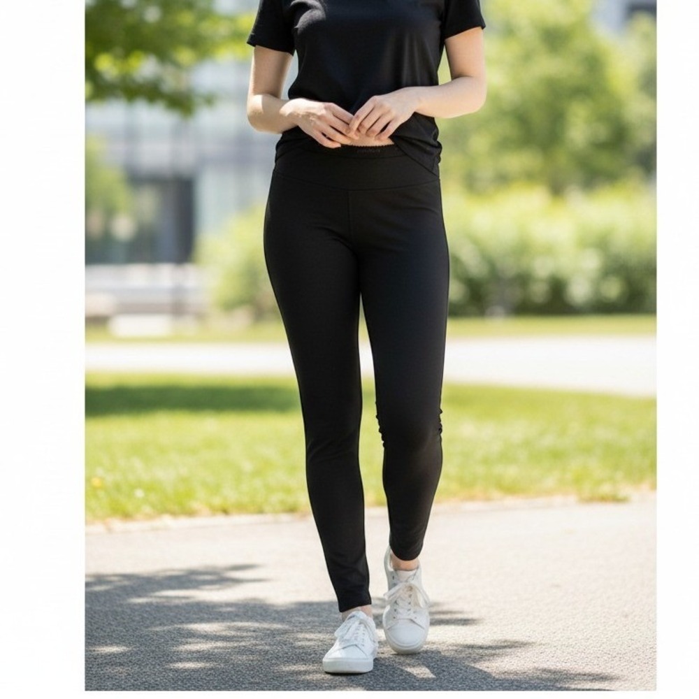 Patagonia Medium Capilene Performance Baselayer Leggings Black 100% Polyester